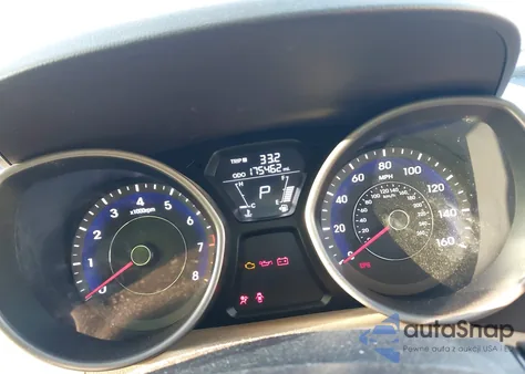 2013 Hyundai Elantra Gls z USA, uszkodzony, nr VIN 5NPDH4AE0DH368764